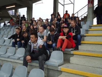Studenci kierunku bezpieczeństwo wewnętrzne podczas zajęć praktycznych na stadionie Korona w Kielcach_5