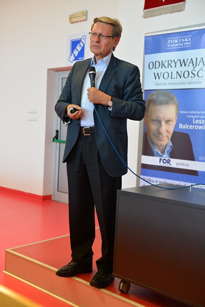 profesor Leszek Balcerowicz w WSEiP_16