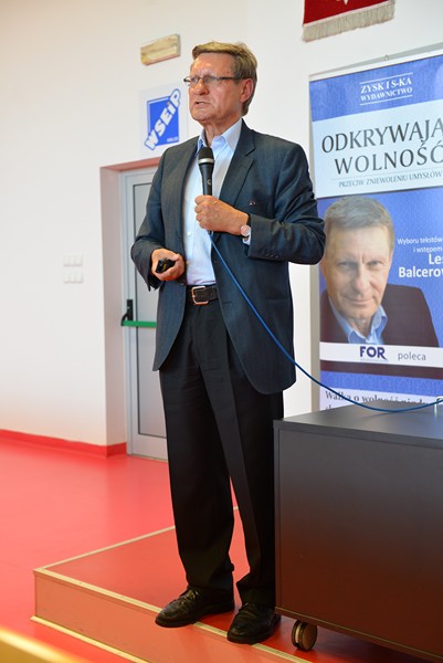 profesor Leszek Balcerowicz w WSEiP_18