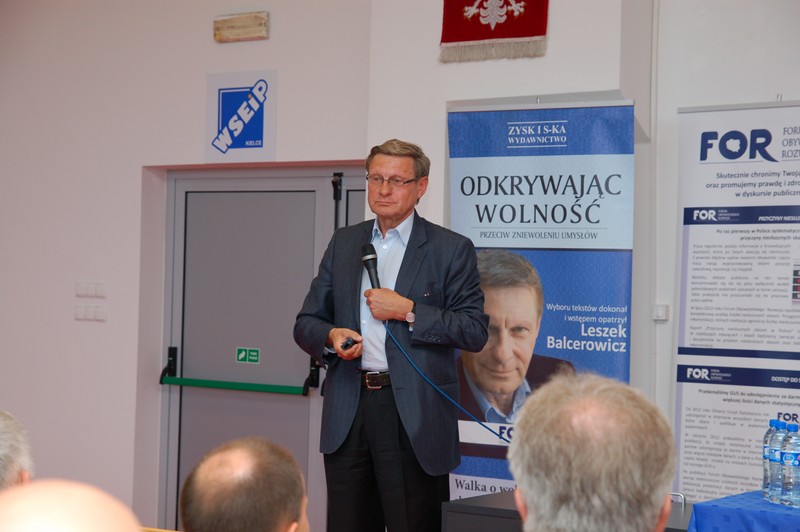 profesor Leszek Balcerowicz w WSEiP_59
