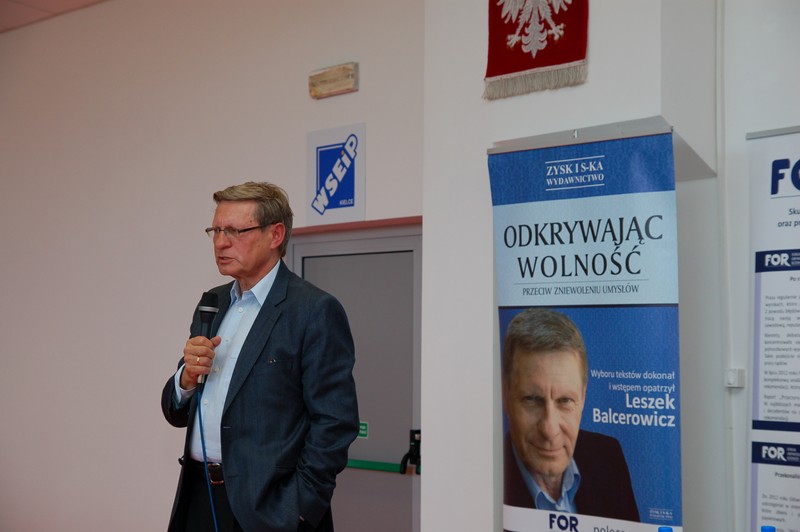 profesor Leszek Balcerowicz w WSEiP_68